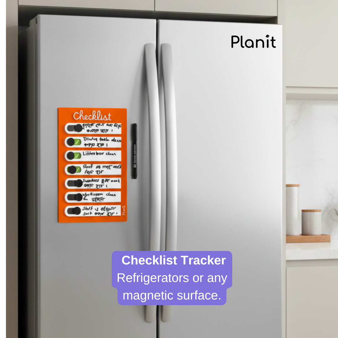 Checklist Tracker (With both Stand and Magnet)