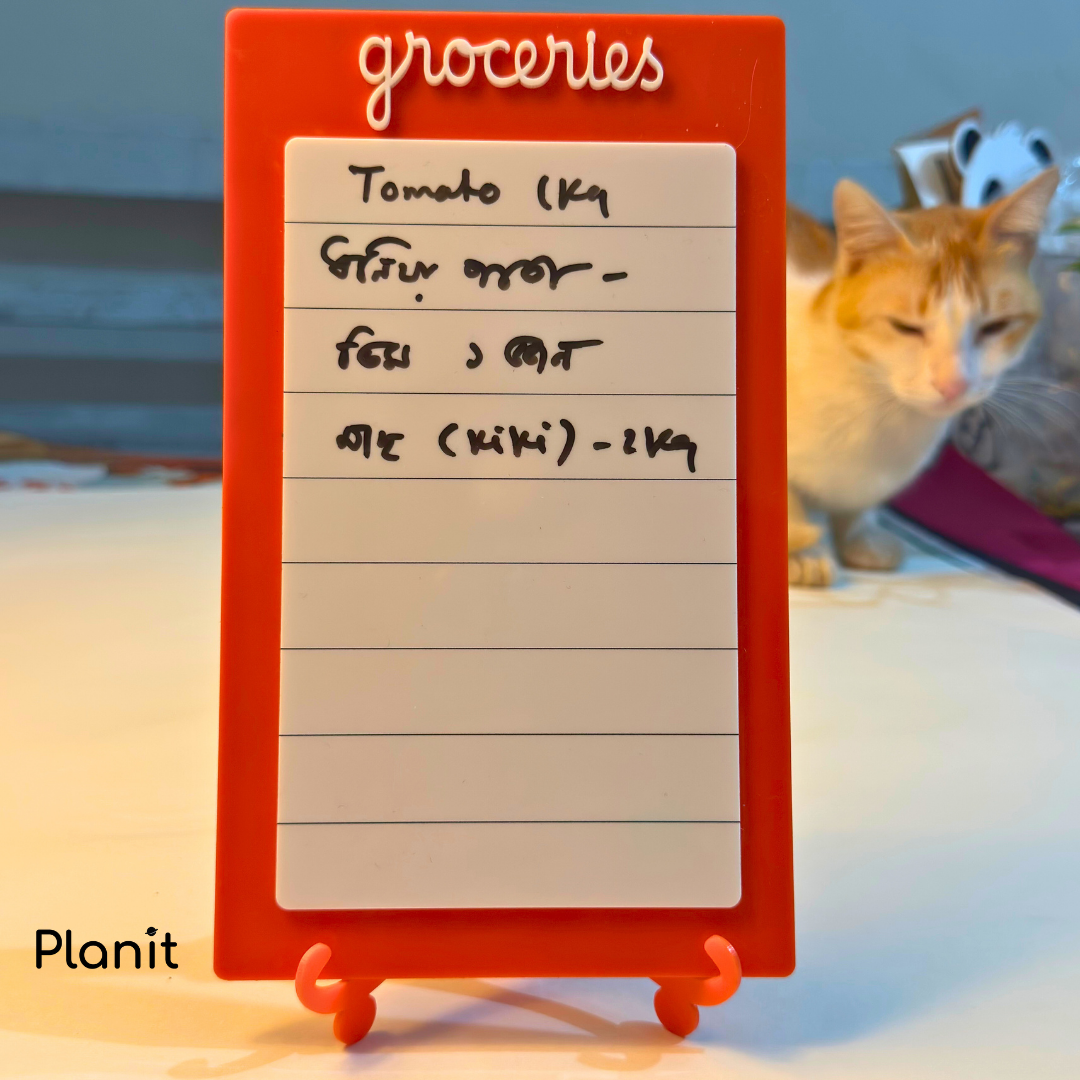Groceries List To-Buy Board