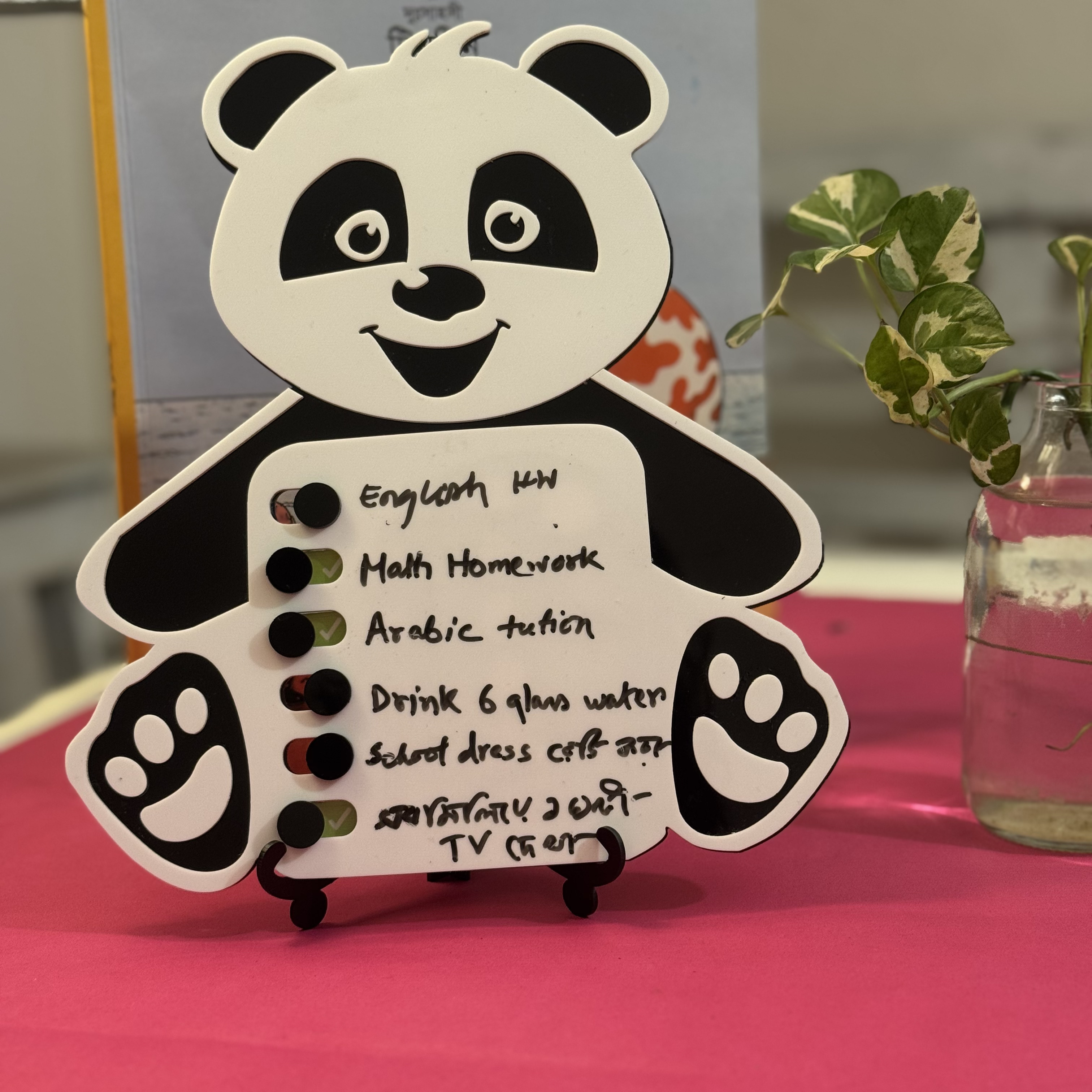 Kids Todo List Tracker (with stand and magnet)