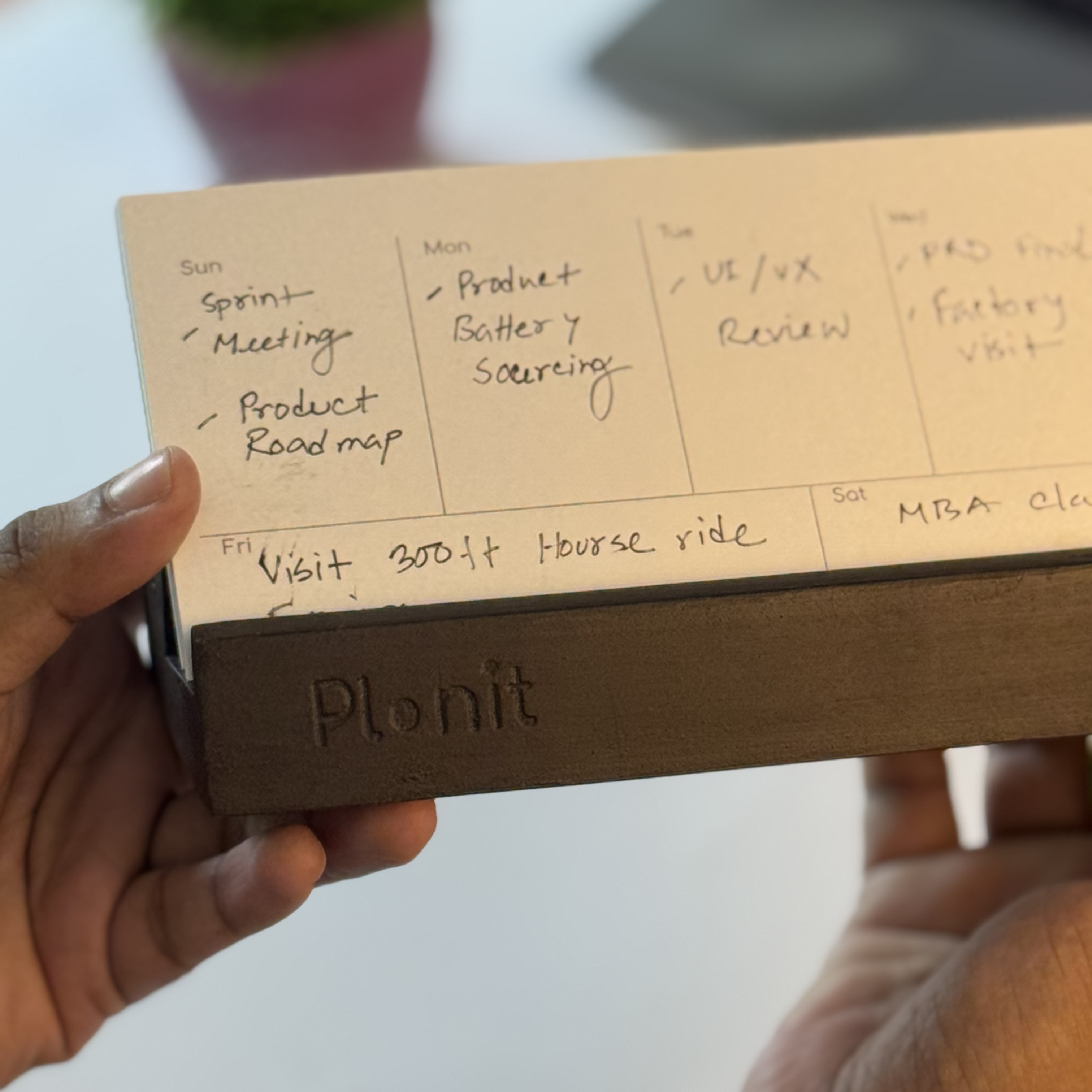 Planit Analog Weekly Planner
