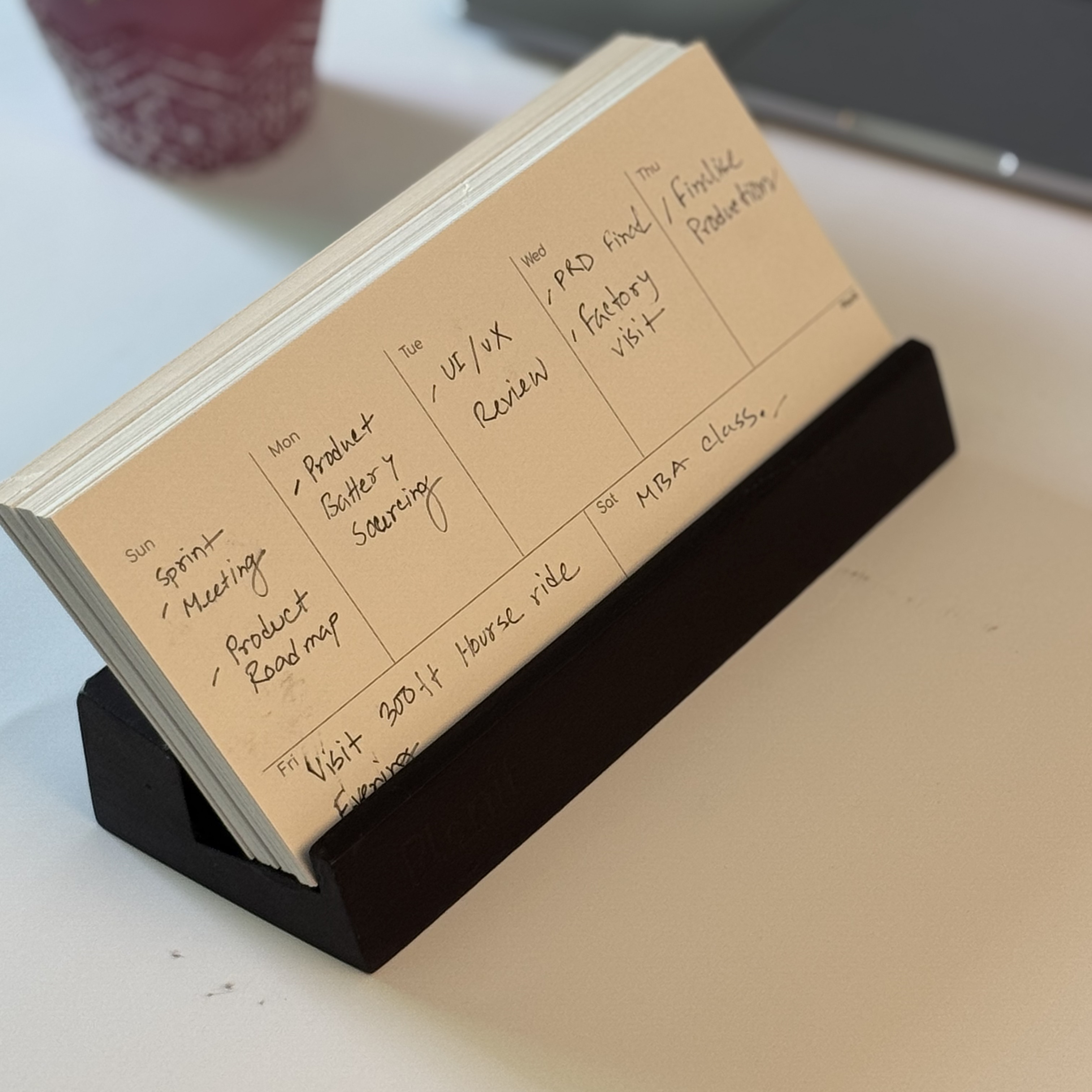 Planit Analog Weekly Planner