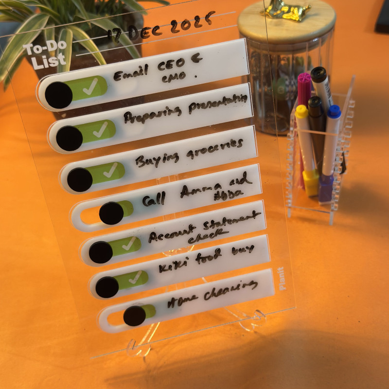 Planit To-Do List Tracker (for Desk Use)