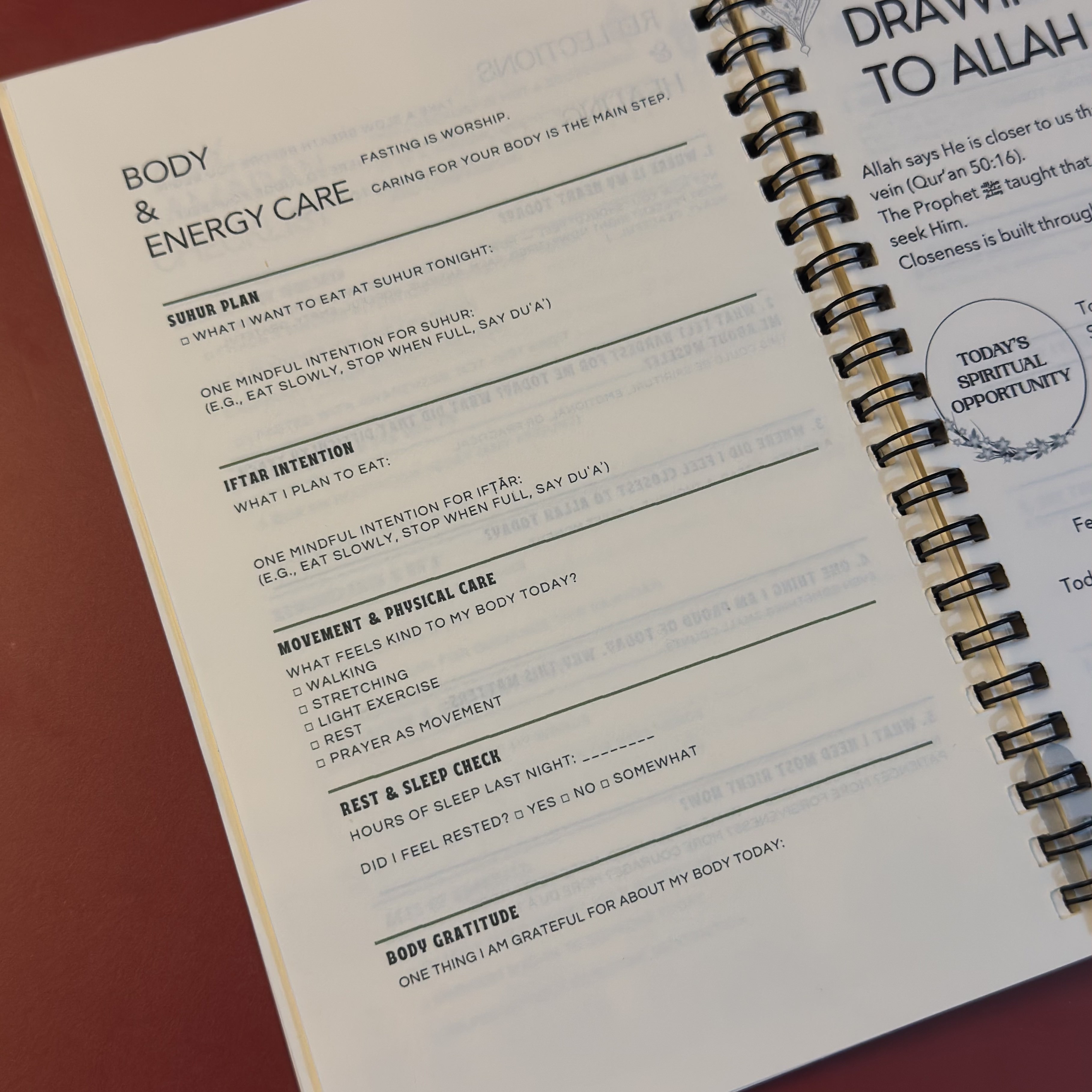 Ramadan Healing Journal