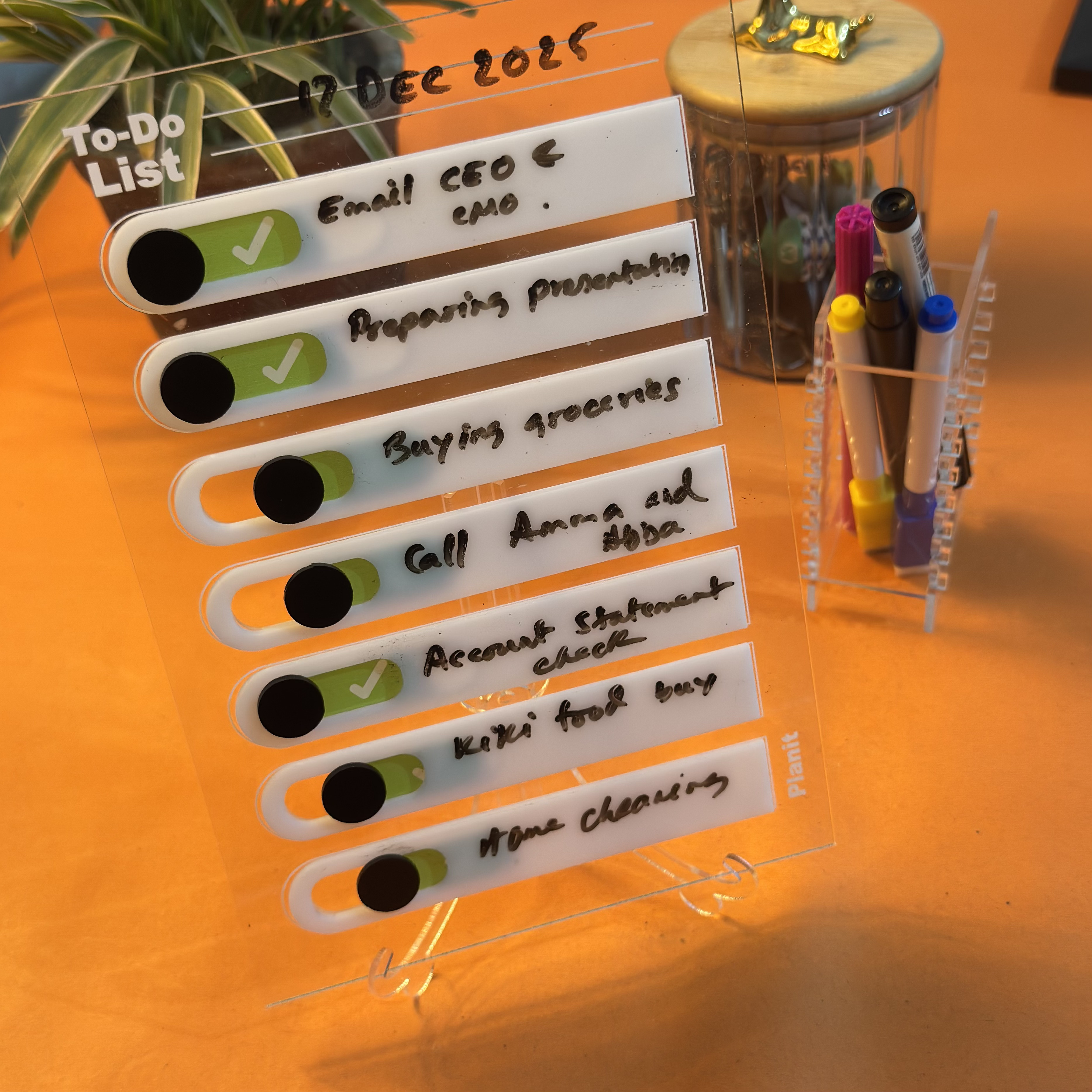 Planit To-Do List Tracker (for Desk Use)